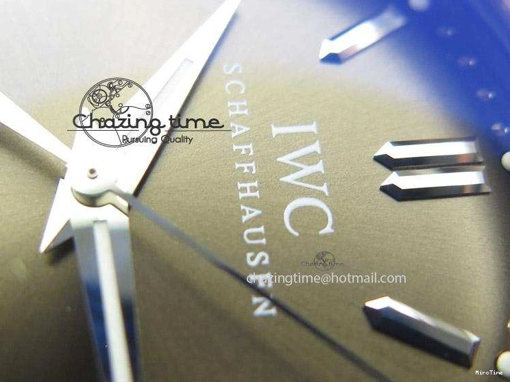 MIROTIME 0807 Affordable Ingeniuer St.Laurens SS Brown Dial MK 1:1 Best Edition On Black Leather Strap A 7365